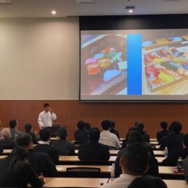 初のリアル開催に約100人出席　「第36回食品冷凍技術懇談会」　水産物の冷凍、冷凍寿司を学ぶ